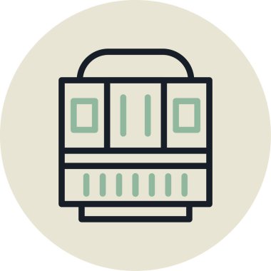 Modern b 'nin vektör illüstrasyonu eksik simgesi