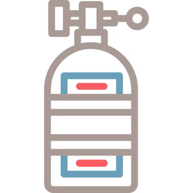 Tıbbi şişe, vektör illüstrasyonu