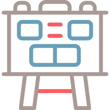 Takvim. Web simgesi basit illüstrasyon