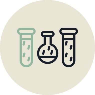 Tüp vektör satırı simgesi