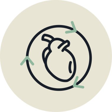 Modern simgenin vektör illüstrasyonu