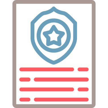 Rozet Simgesi Moda Biçiminde İzole Arkaplan