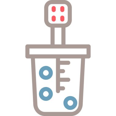 Çizgi film simgesinin vektör çizimi