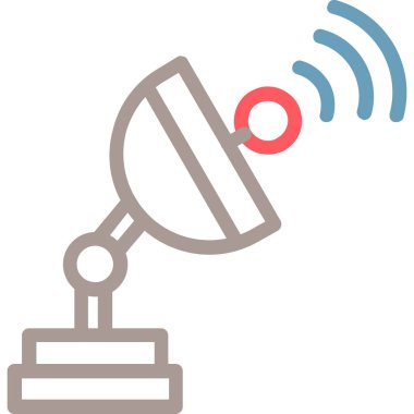 Kablosuz. Web simgesi basit illüstrasyon