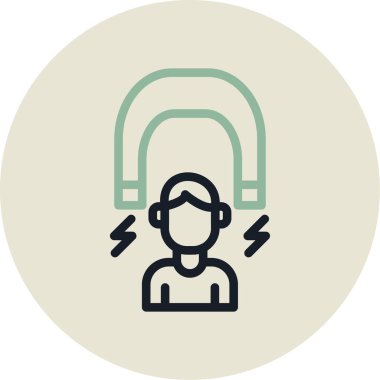 Müşteri desteği ikon vektör illüstrasyonu