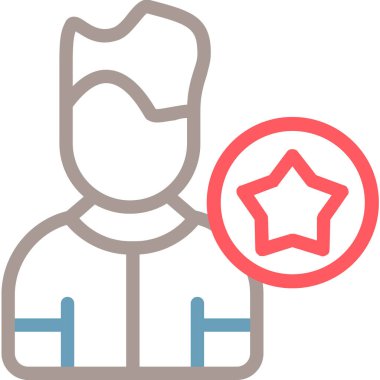 Rozet. Web simgesi basit illüstrasyon