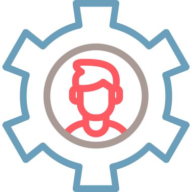 Teçhizat Web simgesi basit illüstrasyon