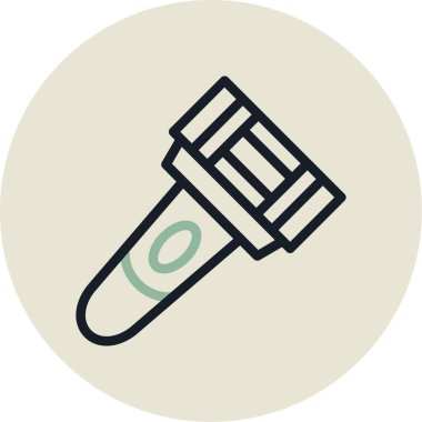 fırça. Web simgesi basit illüstrasyon