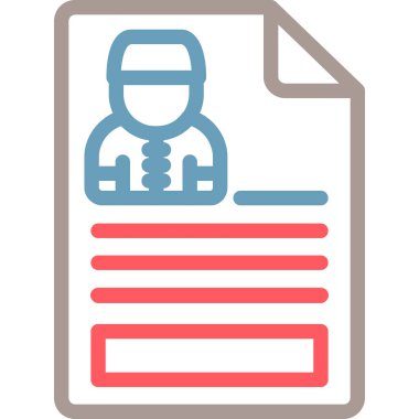 Bir pano simgesinin vektör illüstrasyonu