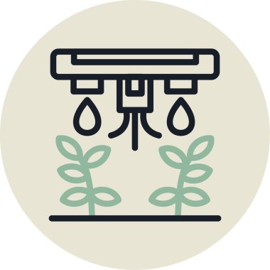 sera web simgesi, vektör illüstrasyonu