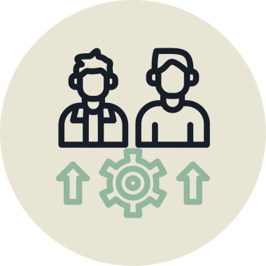 seo modern simgesinin vektör illüstrasyonu