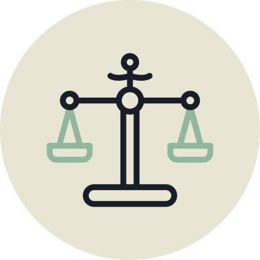 Simge vektör illüstrasyonunu dengele