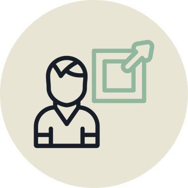 seo modern simgesinin vektör illüstrasyonu