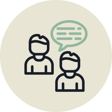 insanlar simge vektör illüstrasyonu