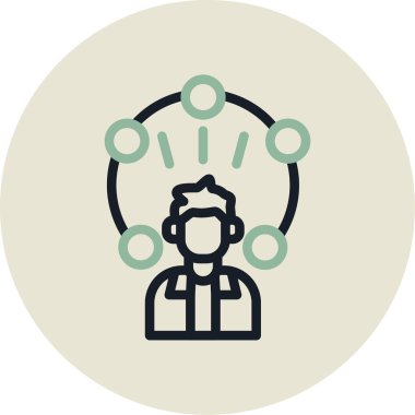 seo modern simgesinin vektör illüstrasyonu