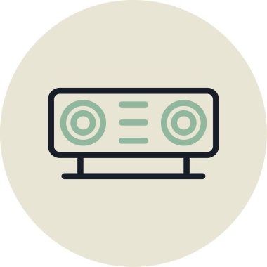 vektör izleyici simgesi illüstrasyonu