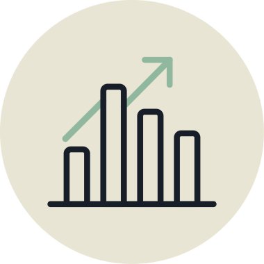 Grafik. Web simgesi basit illüstrasyon