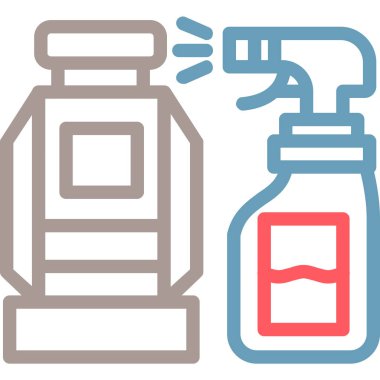 temizlik ve hijyen vektör simgesi seti