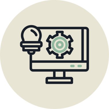 Web sitesi, vektör illüstrasyonu için web tasarım simgesi