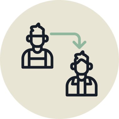 takım vektör simgesi modern basit illüstrasyon