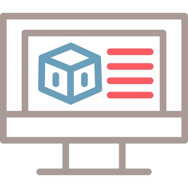 Web tasarım vektörü simgesi