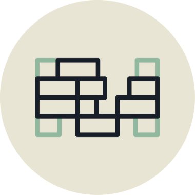 Modern bir simgenin vektör illüstrasyonu