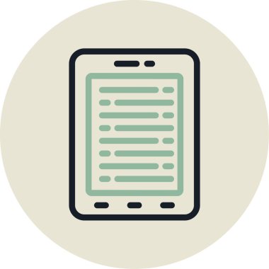 Kitap. Web simgesi basit illüstrasyon