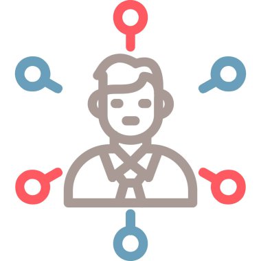 İş adamı vektör illüstrasyonu