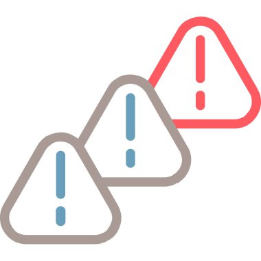 Alarm uyarısı simgesi - ana hatlar biçiminde