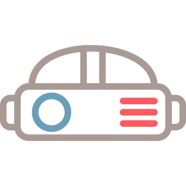 araba simgesi vektör illüstrasyonu