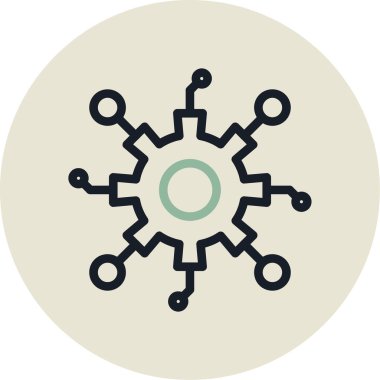 seo modern simgesinin vektör illüstrasyonu