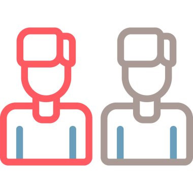 insanlar simge vektör illüstrasyonu