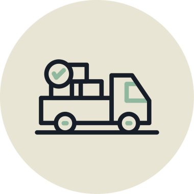 kamyon simgesi çizimi