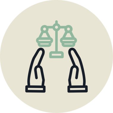 iki - renkli vektör simgesi