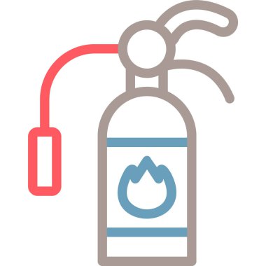 Yangın söndürme ikonu. vektör illüstrasyonu