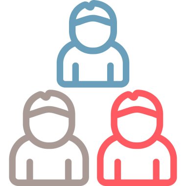 İnsanlar grup simge vektör