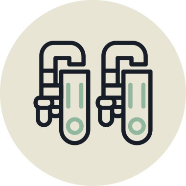 para vektörü simgesi modern illüstrasyon vektör illüstrasyonu