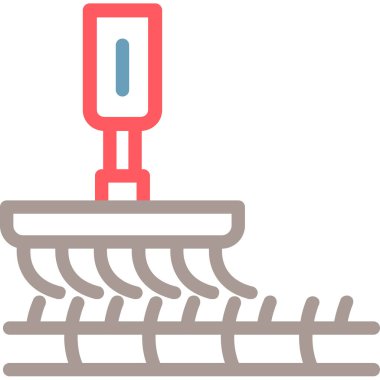 Klima simgesi, vektör illüstrasyonu