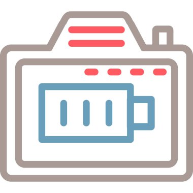 Pil. Web simgesi basit illüstrasyon