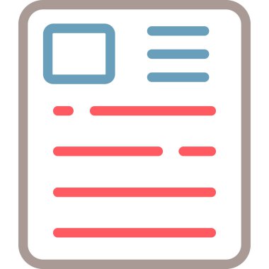 Modern simgenin vektör illüstrasyonu