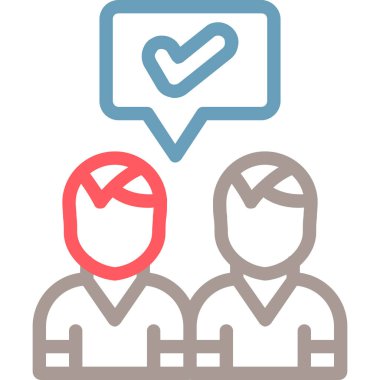 Basit simge vektör illüstrasyonu