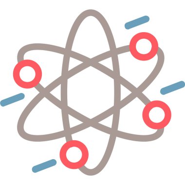 Molekül simgesi vektör illüstrasyonu