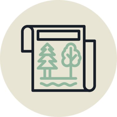 Kanada haritasının vektör çizimi