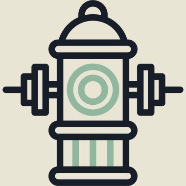 İzole edilmiş tek bir fener simgesinin vektör çizimi