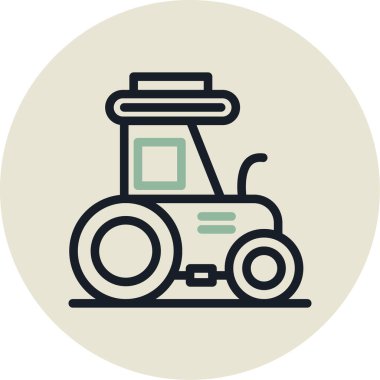 scooter simgesi vektör illüstrasyonu