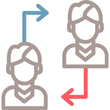 Müşteri geldi. Web simgesi basit illüstrasyon