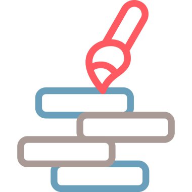 şebeke. Web simgesi basit illüstrasyon