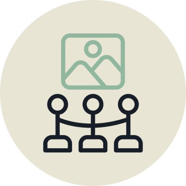 beyaz arkaplanda ağ simgesi vektörü