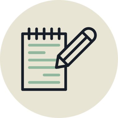 kalem vektör simgesi modern basit illüstrasyon