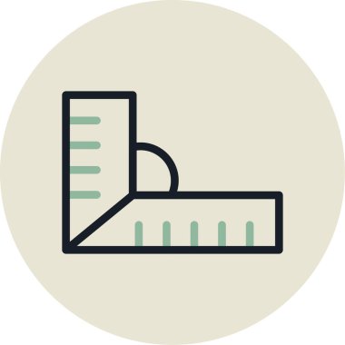 cetvel simgesi çizimi